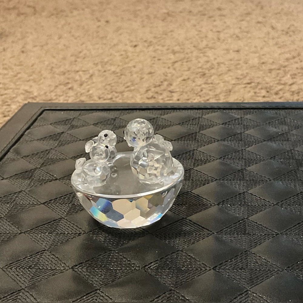 Swarovski large crystal bird bath - Picture 3 of 4